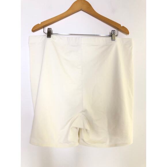 SKIMS Signature Swim Shorts Mid Waist Marble White NWT Size 4X - Picture 6 of 10